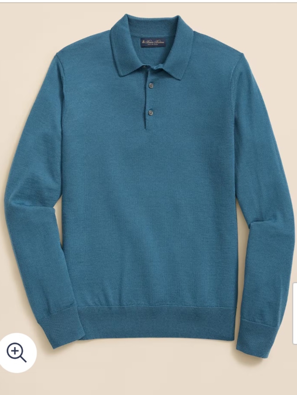Like New Brooks Brothers Ultimate Merino Wool Polo Sweater
